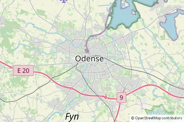 Mapa Odense