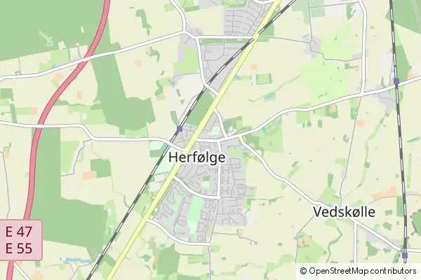 Mapa Herfoelge