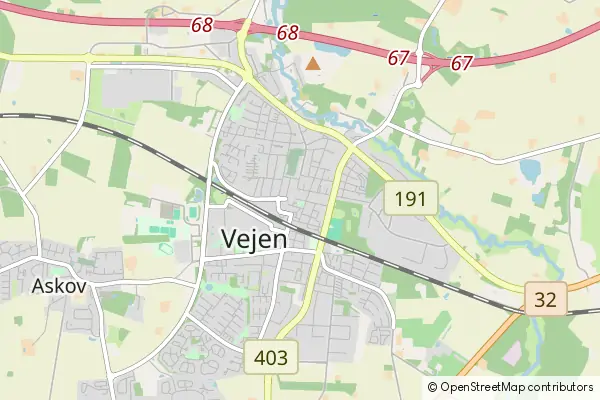 Mapa Vejen