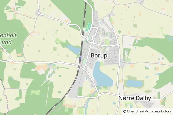 Mapa Borup