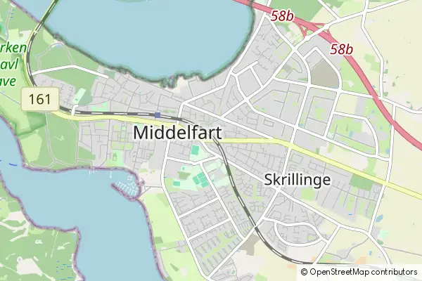 Mapa Middelfart