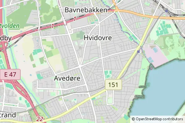 Mapa Hvidovre