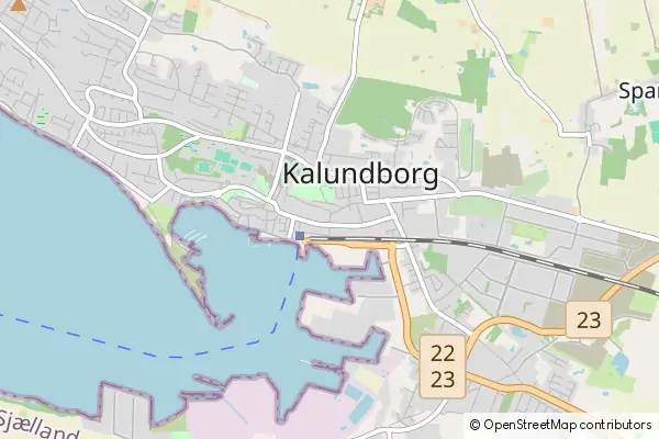 Mapa Kalundborg