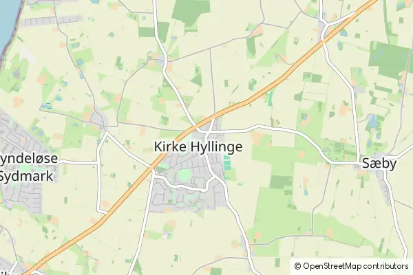 Mapa Kirke Hyllinge