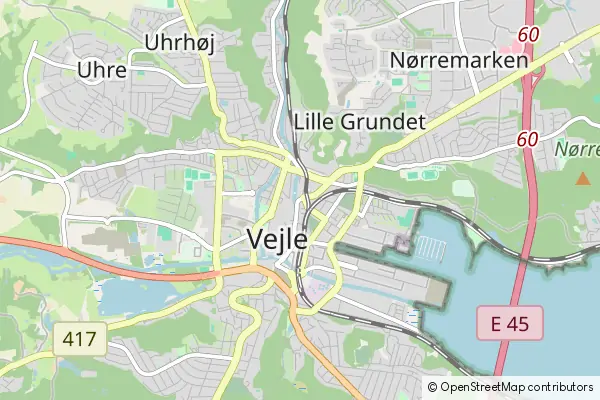 Mapa Vejle