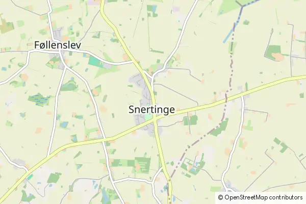 Mapa Snertinge