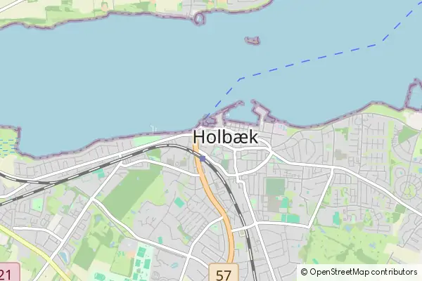 Mapa Holbaek