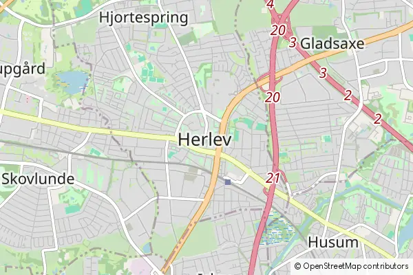 Mapa Herlev