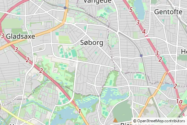 Mapa Soborg