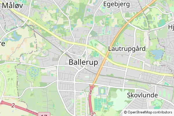 Mapa Ballerup