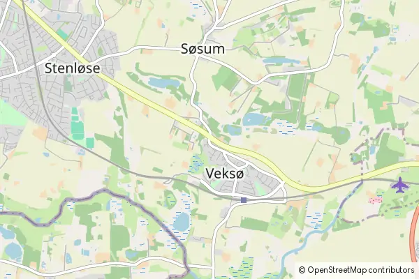 Mapa Veksoe