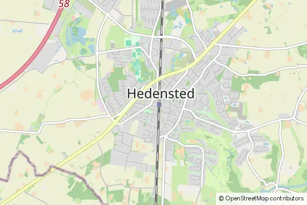 Mapa Hedensted