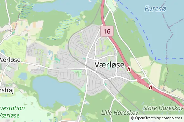 Mapa Vaerloese