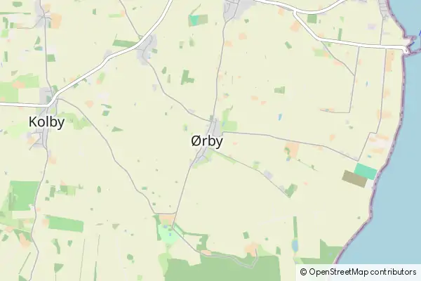 Mapa Oerby