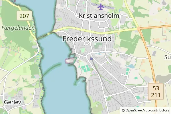 Mapa Frederikssund