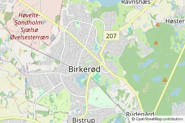 Mapa Birkerød