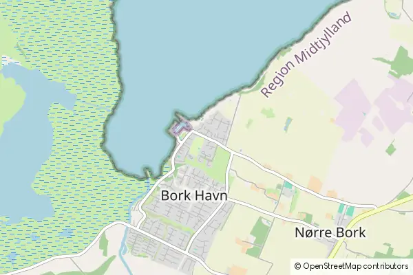 Mapa Bork Havn