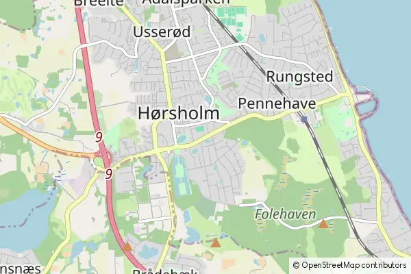 Mapa Hoersholm