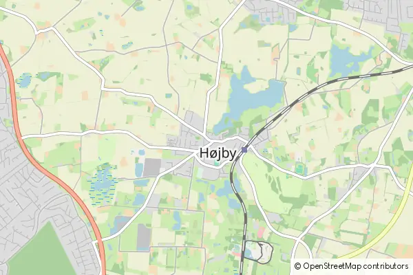 Mapa Hoejby