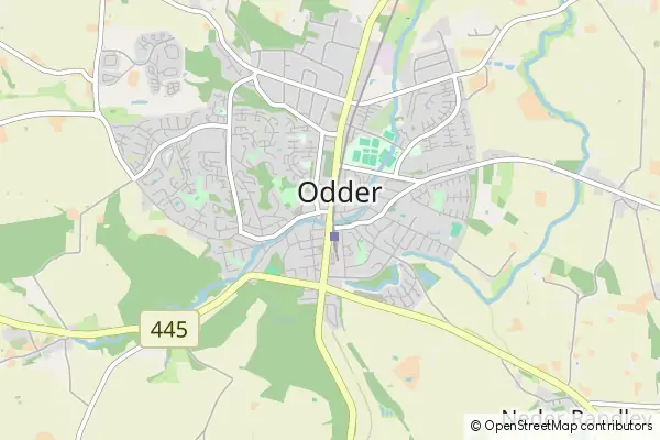 Mapa Odder