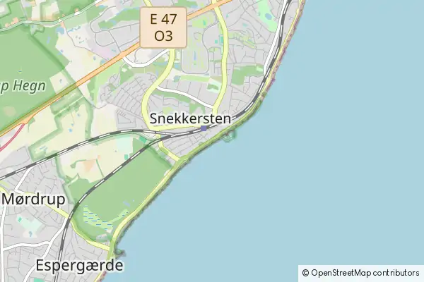 Mapa Snekkersten