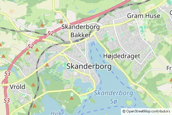 Mapa Skanderborg