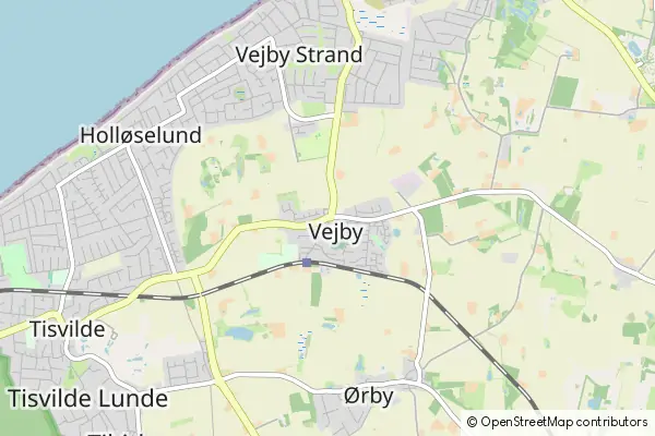 Mapa Vejby