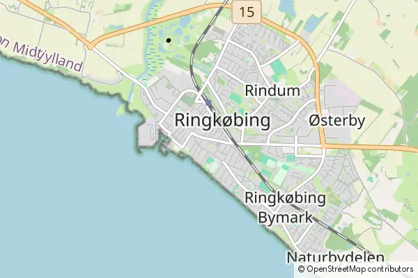 Mapa Ringkøbing