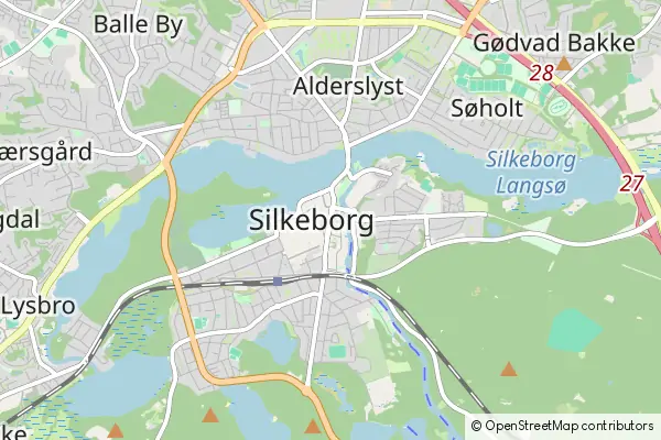 Mapa Silkeborg