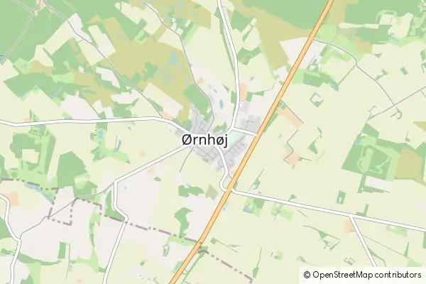 Mapa Oernhoej