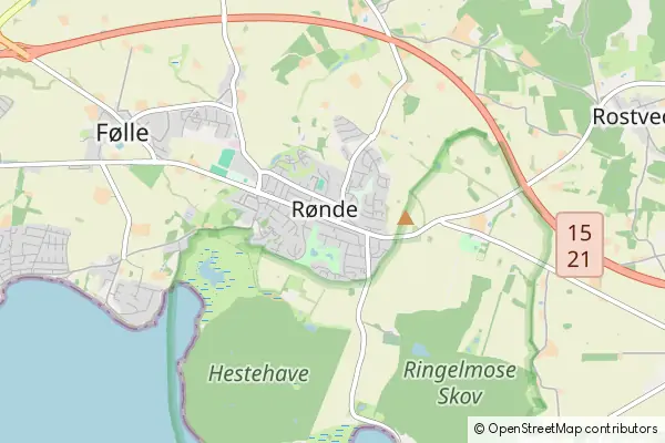 Mapa Roende