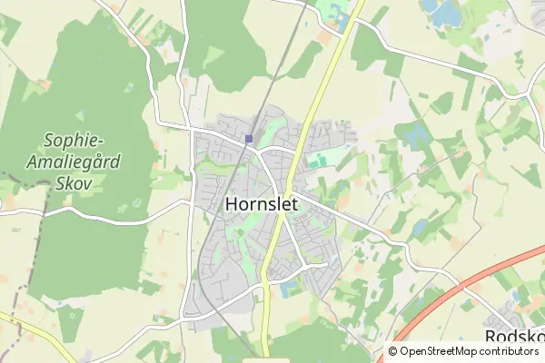 Mapa Hornslet