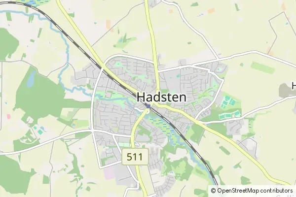 Mapa Hadsten