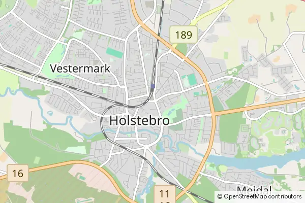 Mapa Holstebro