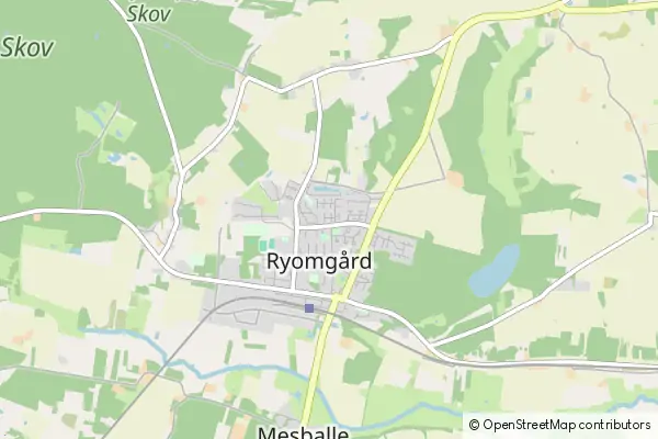 Mapa Ryomgaard