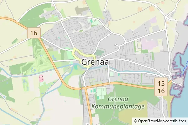 Mapa Grenaa