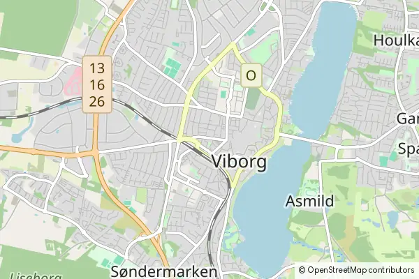 Mapa Viborg