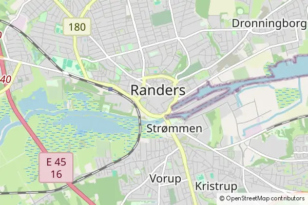 Mapa Randers