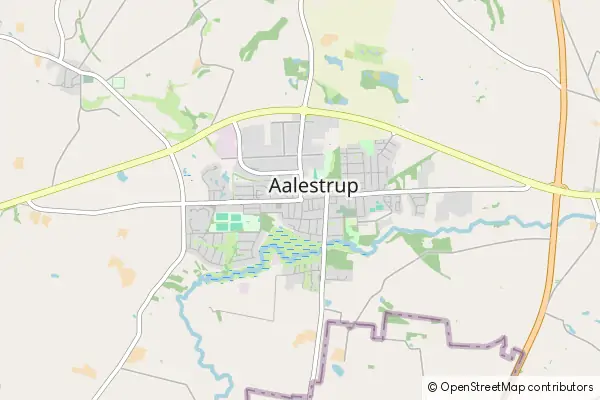 Mapa Aalestrup