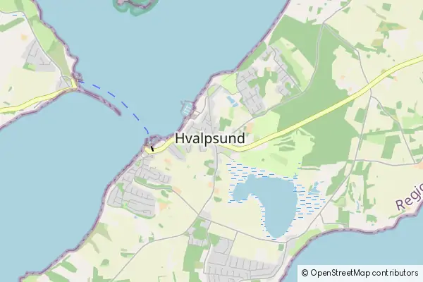 Mapa Hvalpsund