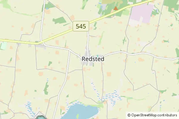 Mapa Redsted