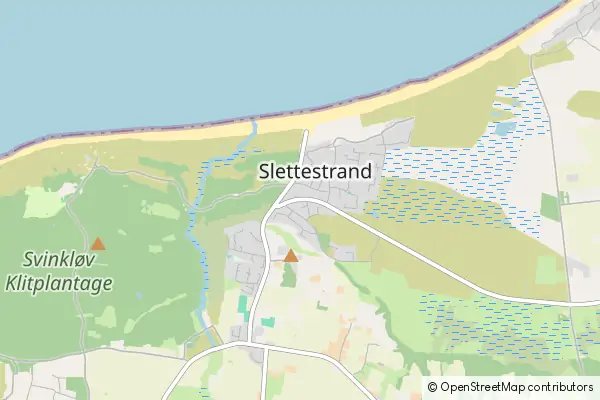 Mapa Slettestrand