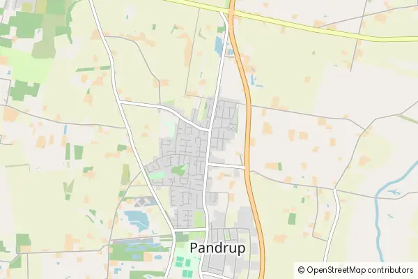 Mapa Gmina Pandrup