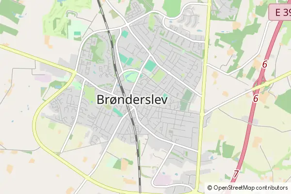 Mapa Brønderslev