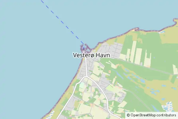 Mapa Vestero Havn