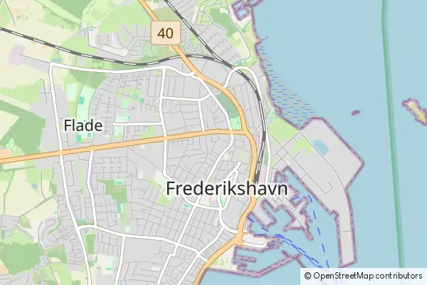 Mapa Frederikshavn