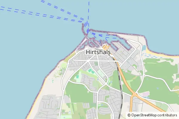 Mapa Hirtshals