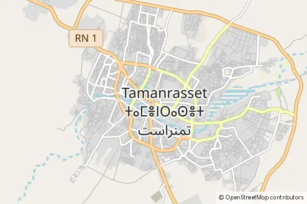 Mapa Tamanrasset
