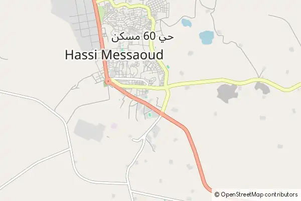 Mapa Hassi Messaoud