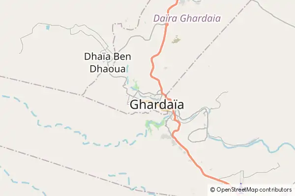 Mapa Ghardaja